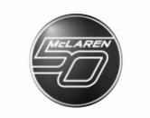 McLaren 50th Anniversary Logo - Print Ready AW Positive 3D Version